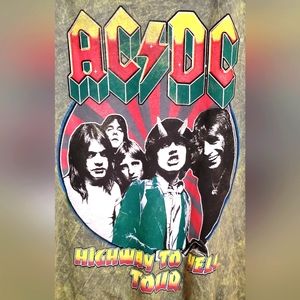 ACDC Highway to Hell Tour Adult Unisex Graphic Short Sleeve T-Shirt
